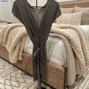 Ann Taylor Loft Gray Lightweight Dress